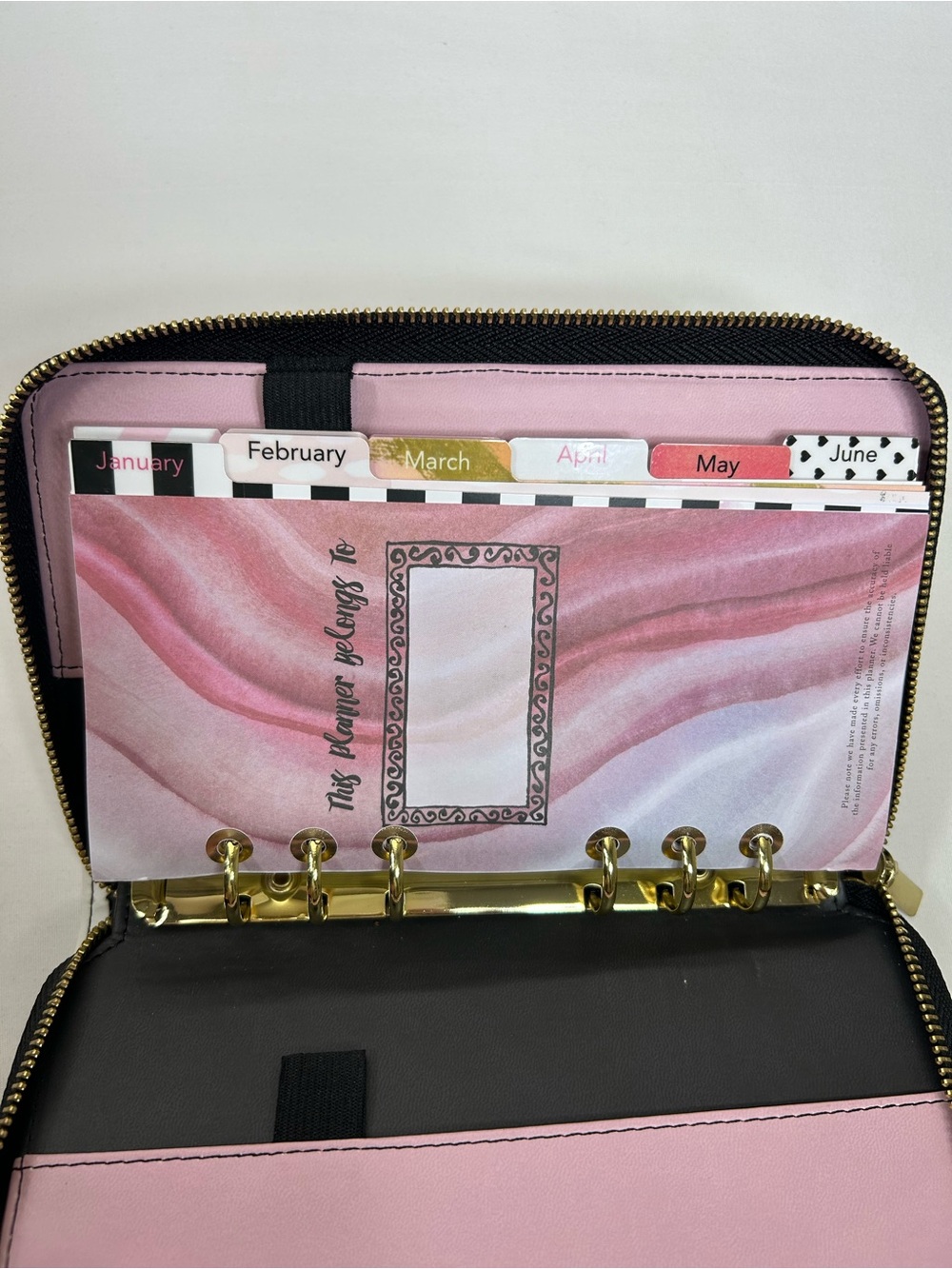 Recollections The C'est La Vie Zippered Practical Stylish 12-Month Planner - Picture 5 of 16